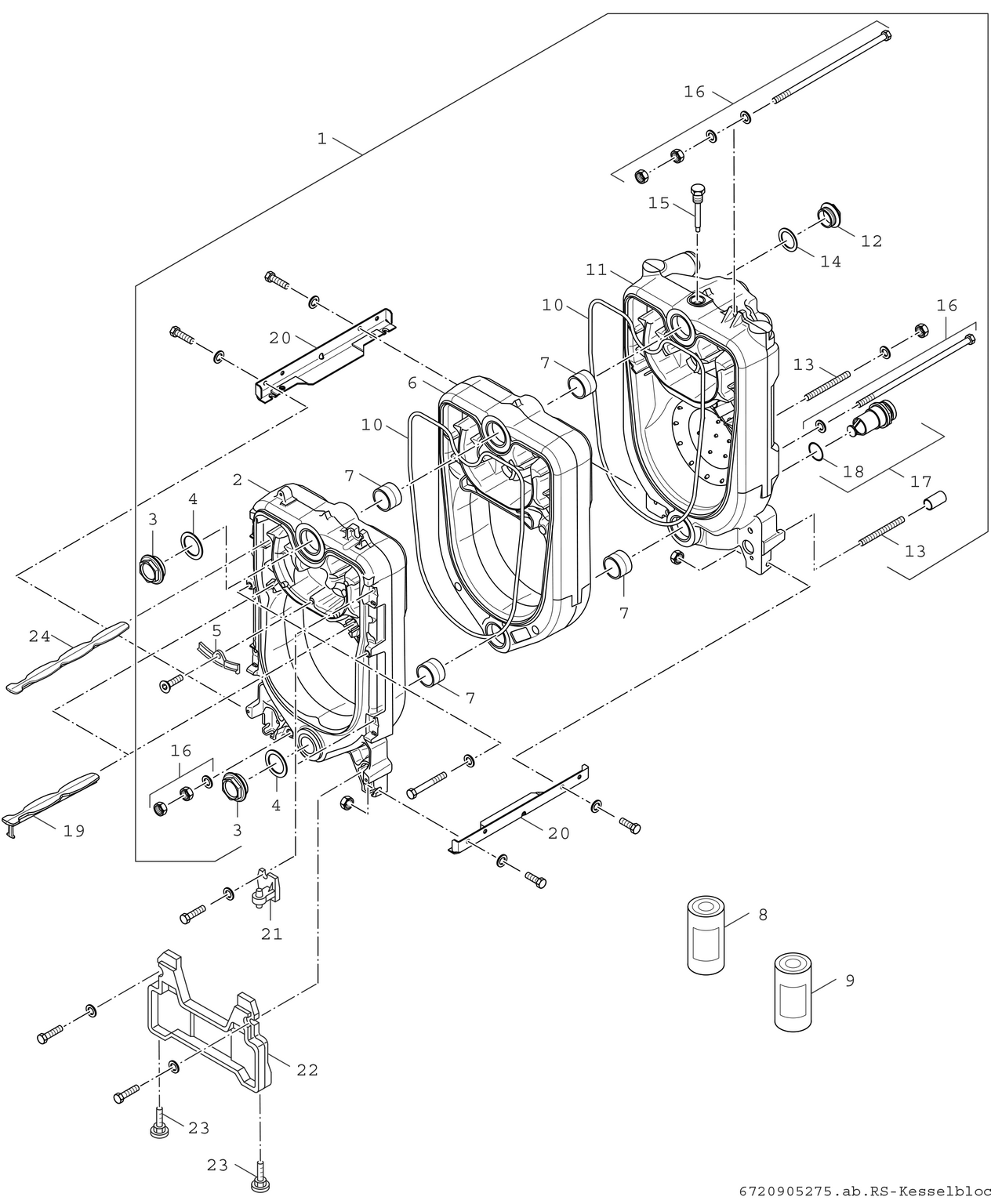 Spare Part Image for Kesselblock 18-35 kW