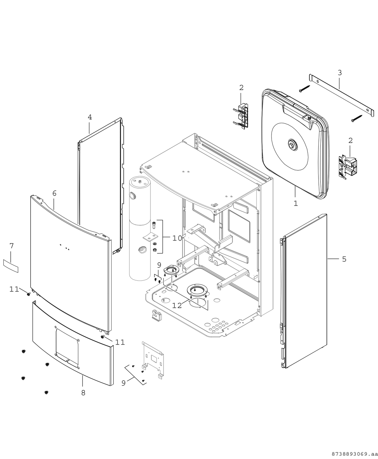 Spare Part Image for Mantel E