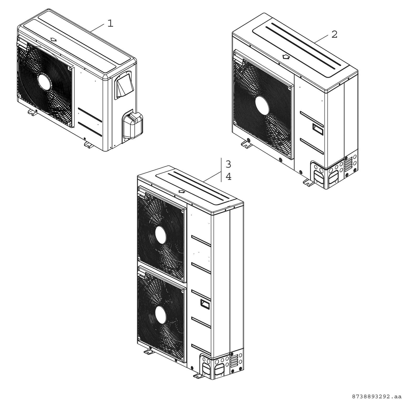 ODU Split 8 - Ersatzteilkatalog