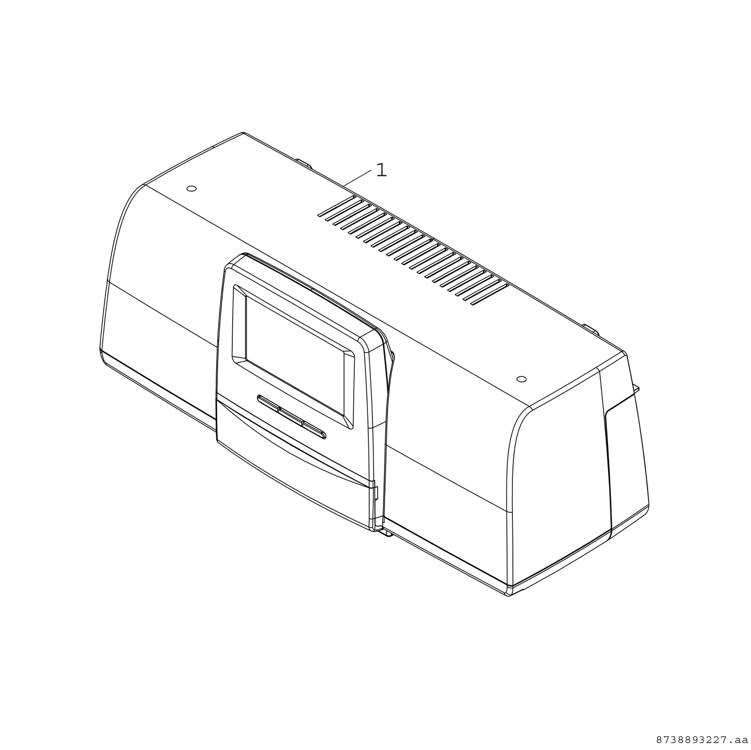 Product Explosion Image for Control 8000