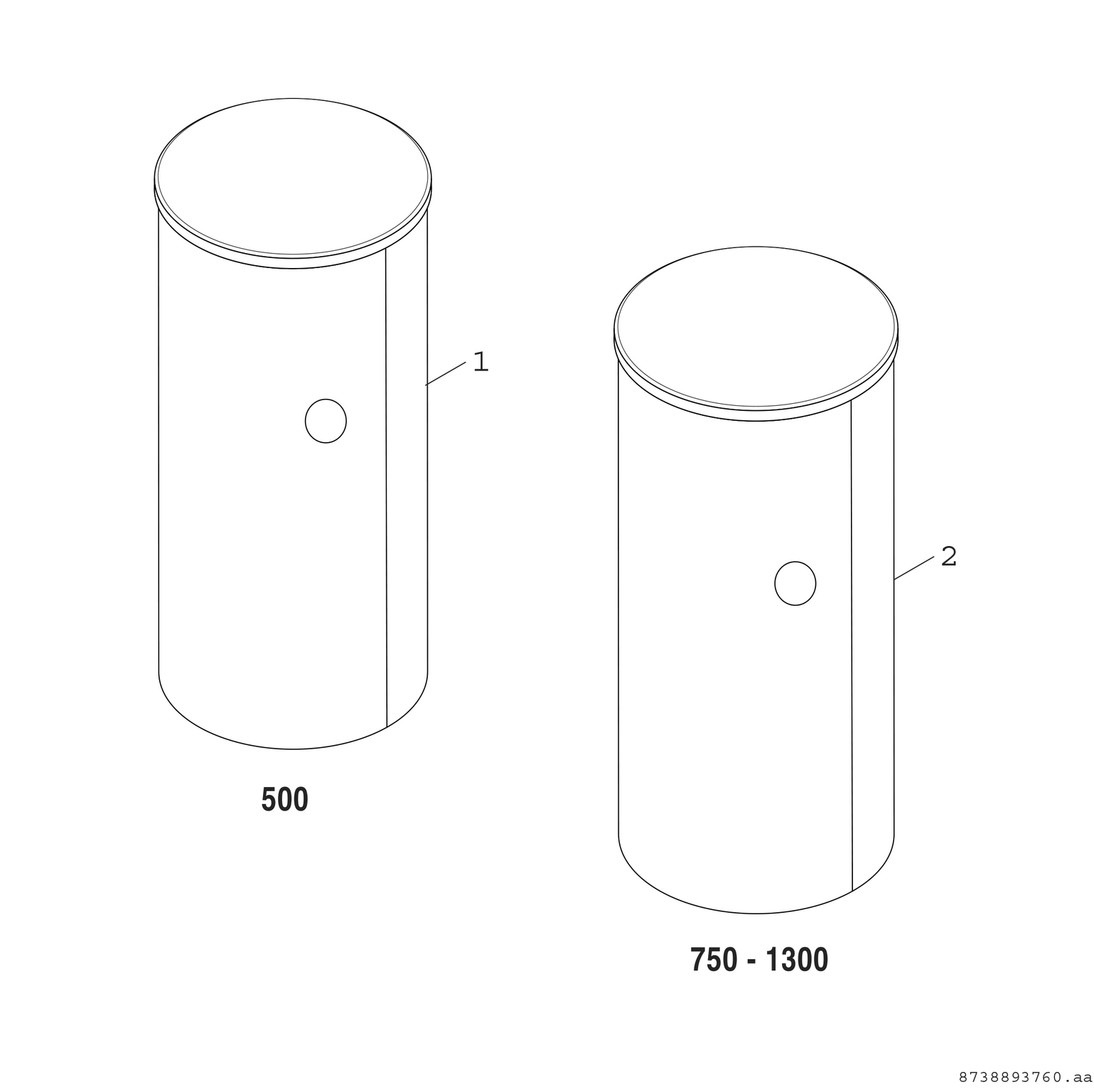 Product Explosion Image for BS 500-6 ER B