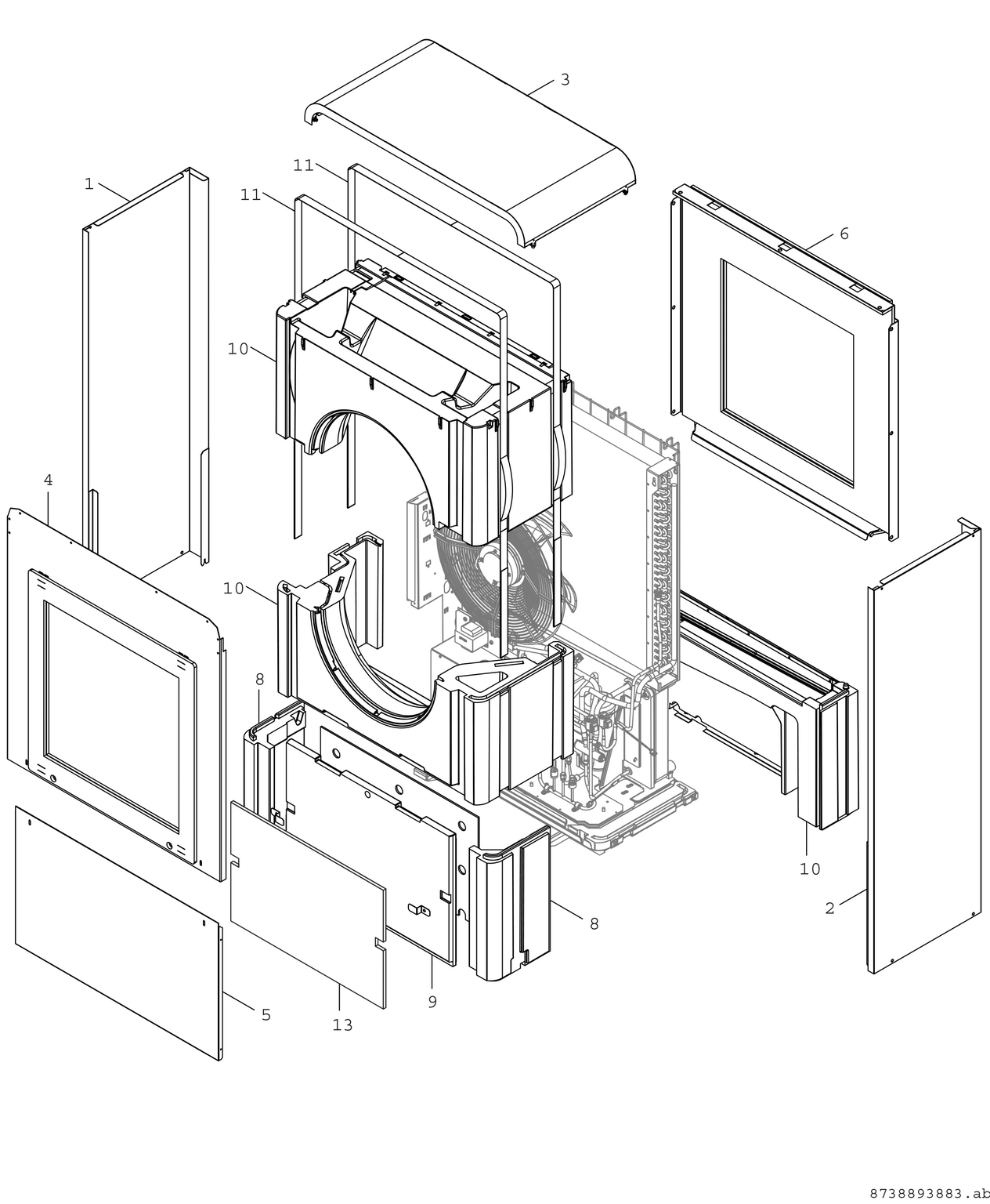 Spare Part Image for Verkleidung