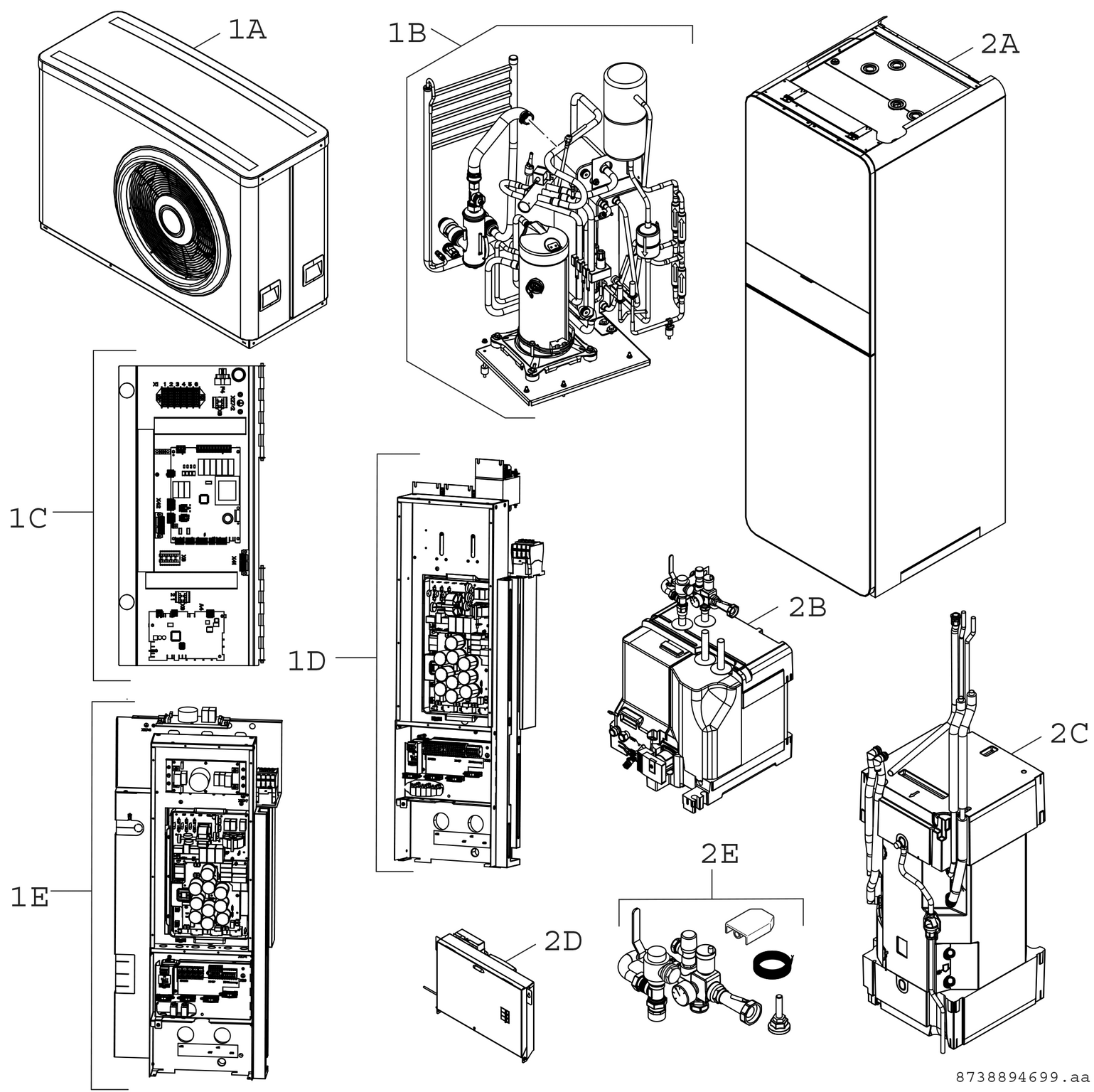 Product Explosion Image for CS8000i AW 13 ORMB-T