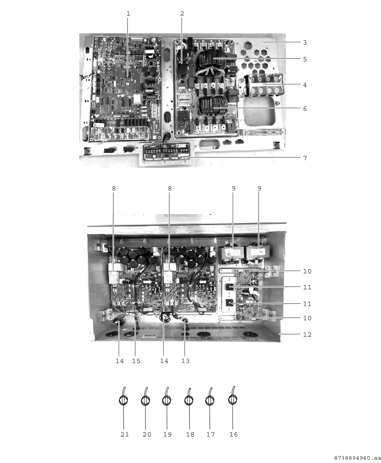 Spare Part Image for AF5300A 73-79-3 PCB