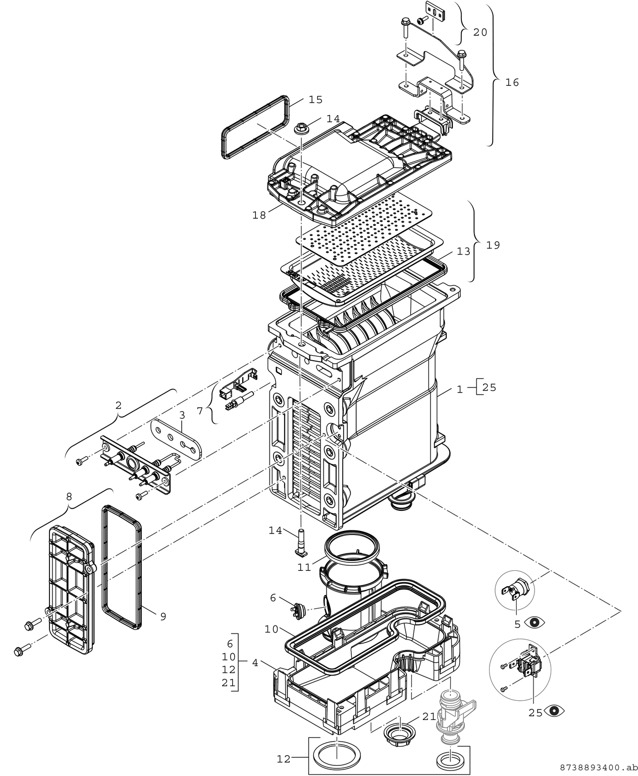 Spare Part Image for Caloporteur