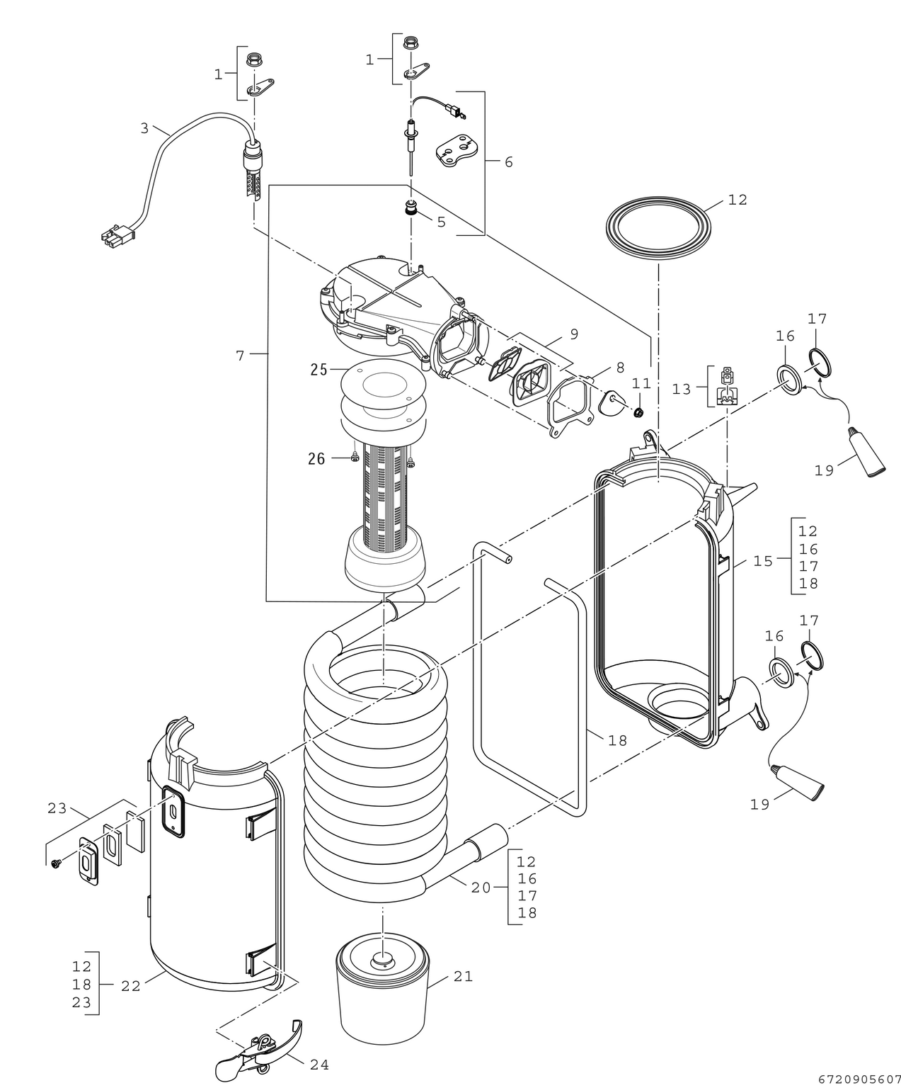 Spare Part Image for Wärmetauscher