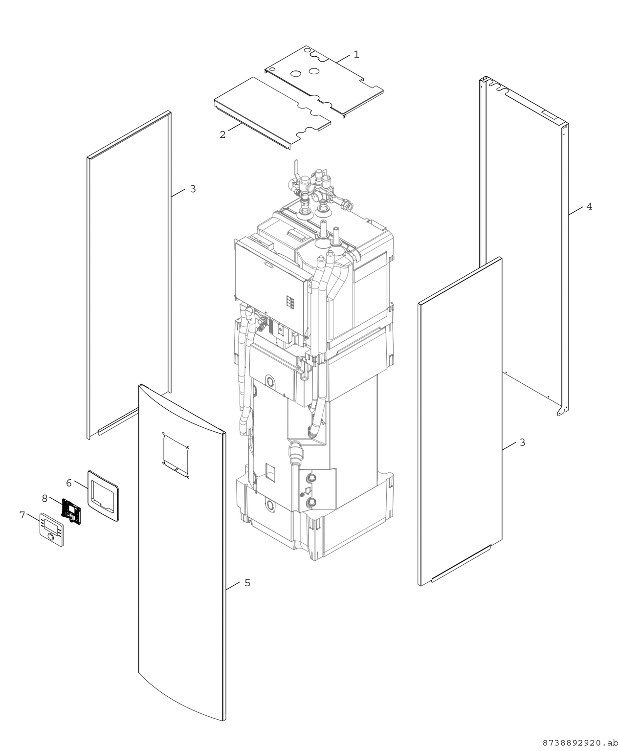 Spare Part Image for Verkleidung