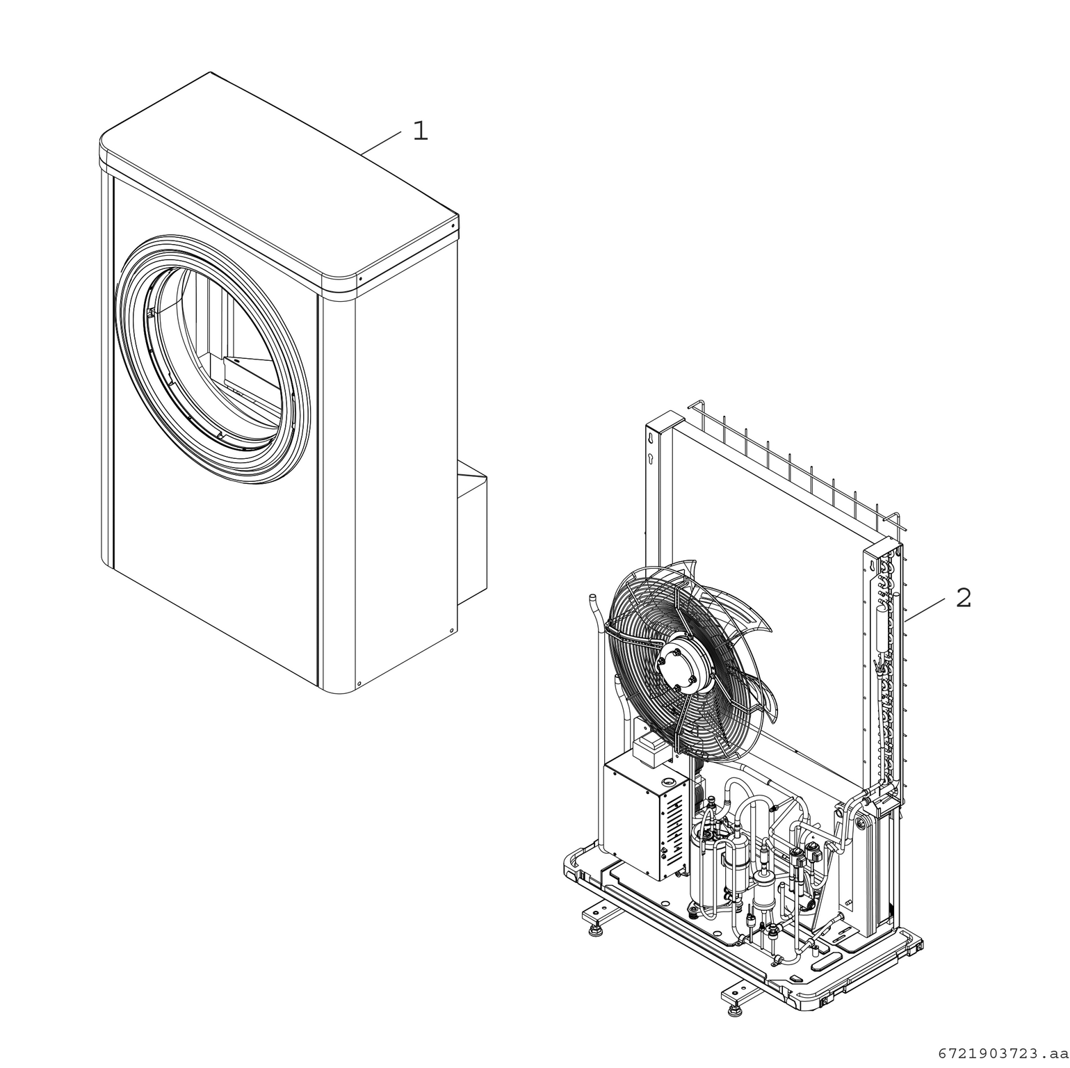 Product Explosion Image for Compress 7000i AW