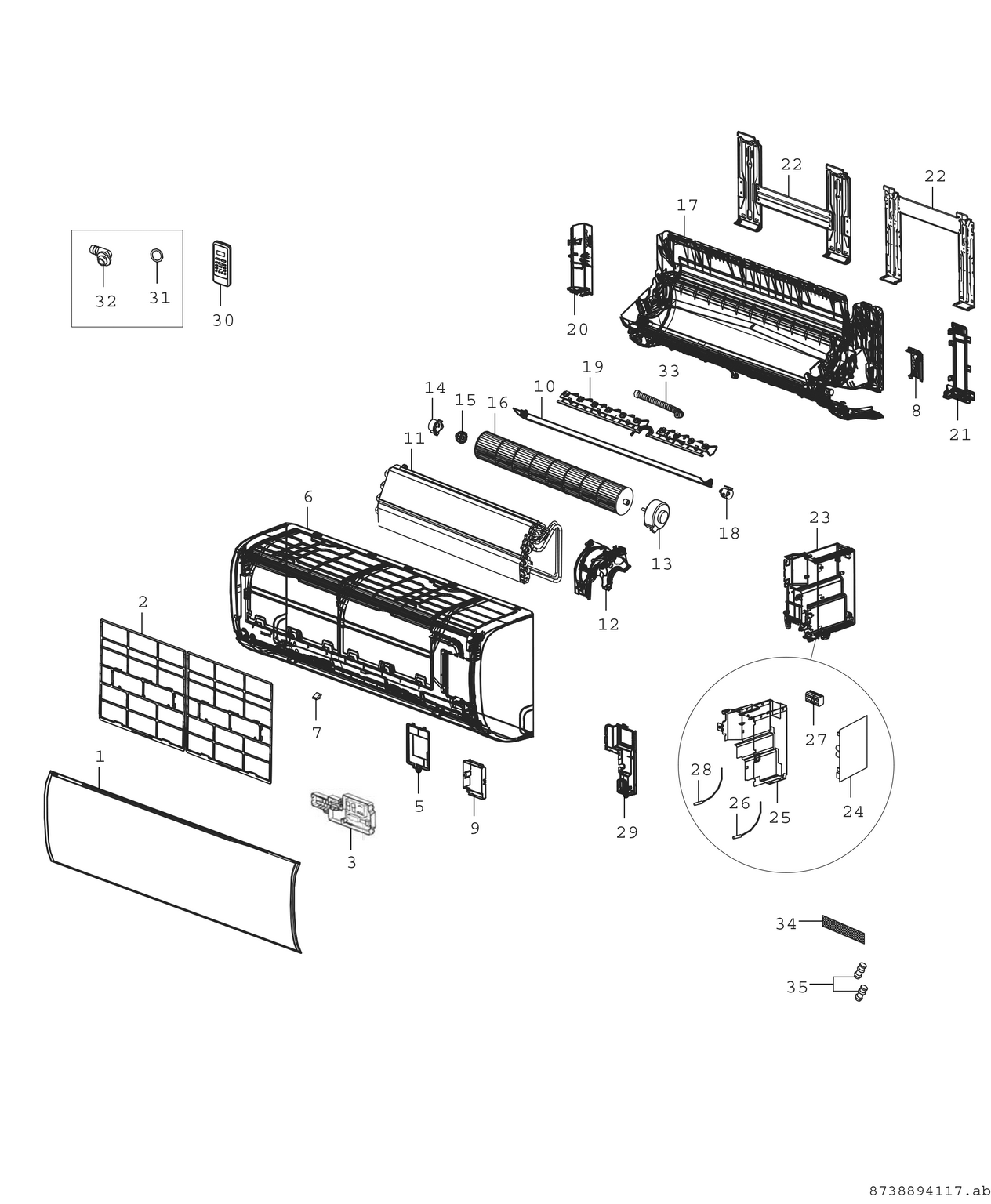 Spare Part Image for RAC 2,6-2-RAC 5,3-2 IBW