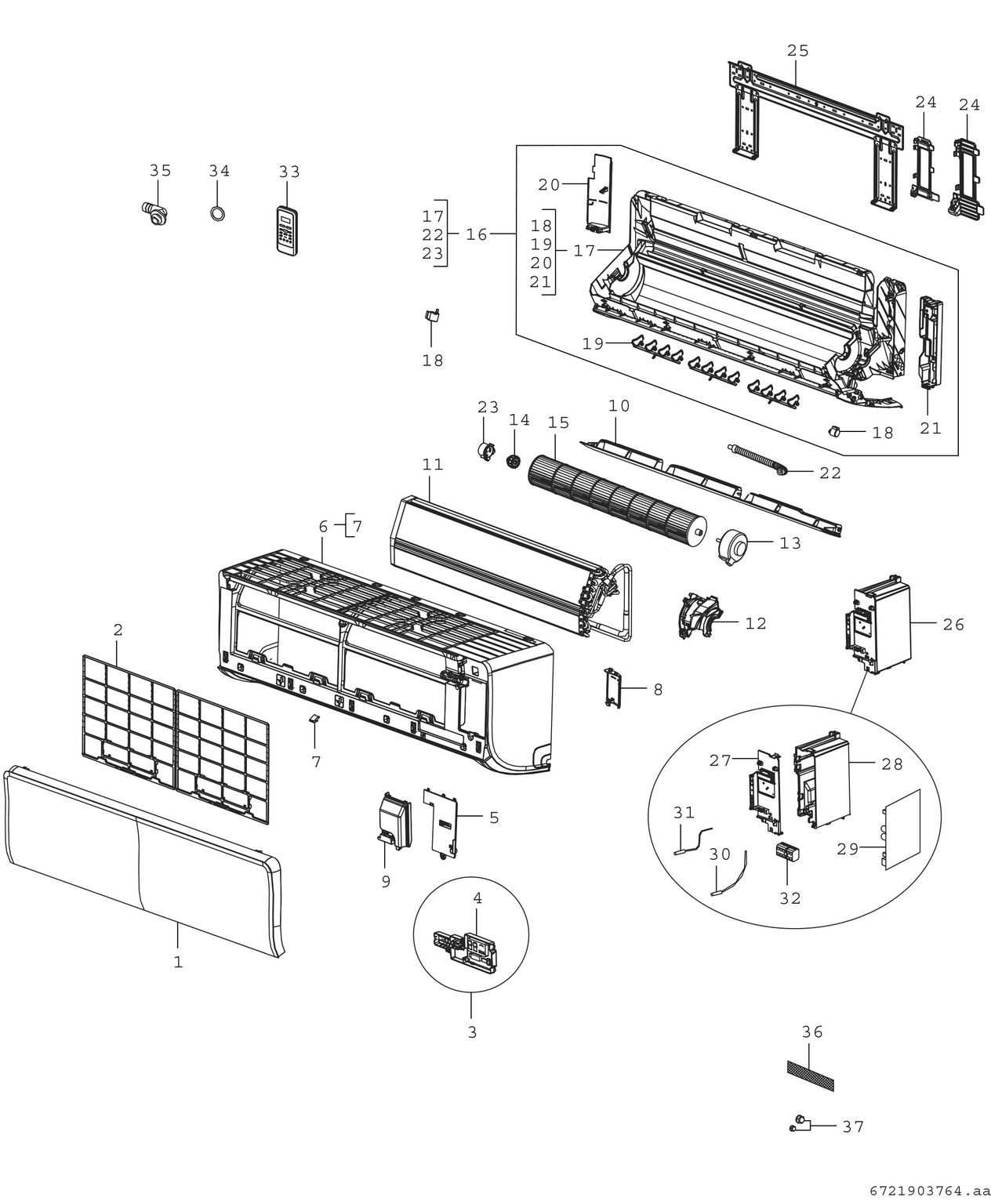 Spare Part Image for IDU