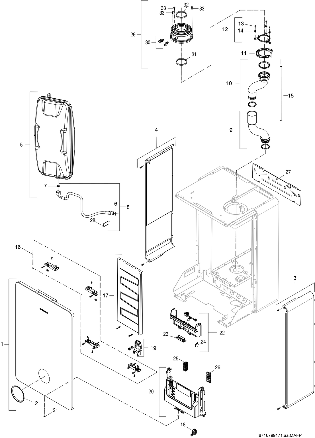 Spare Part Image for Pièces de tôle