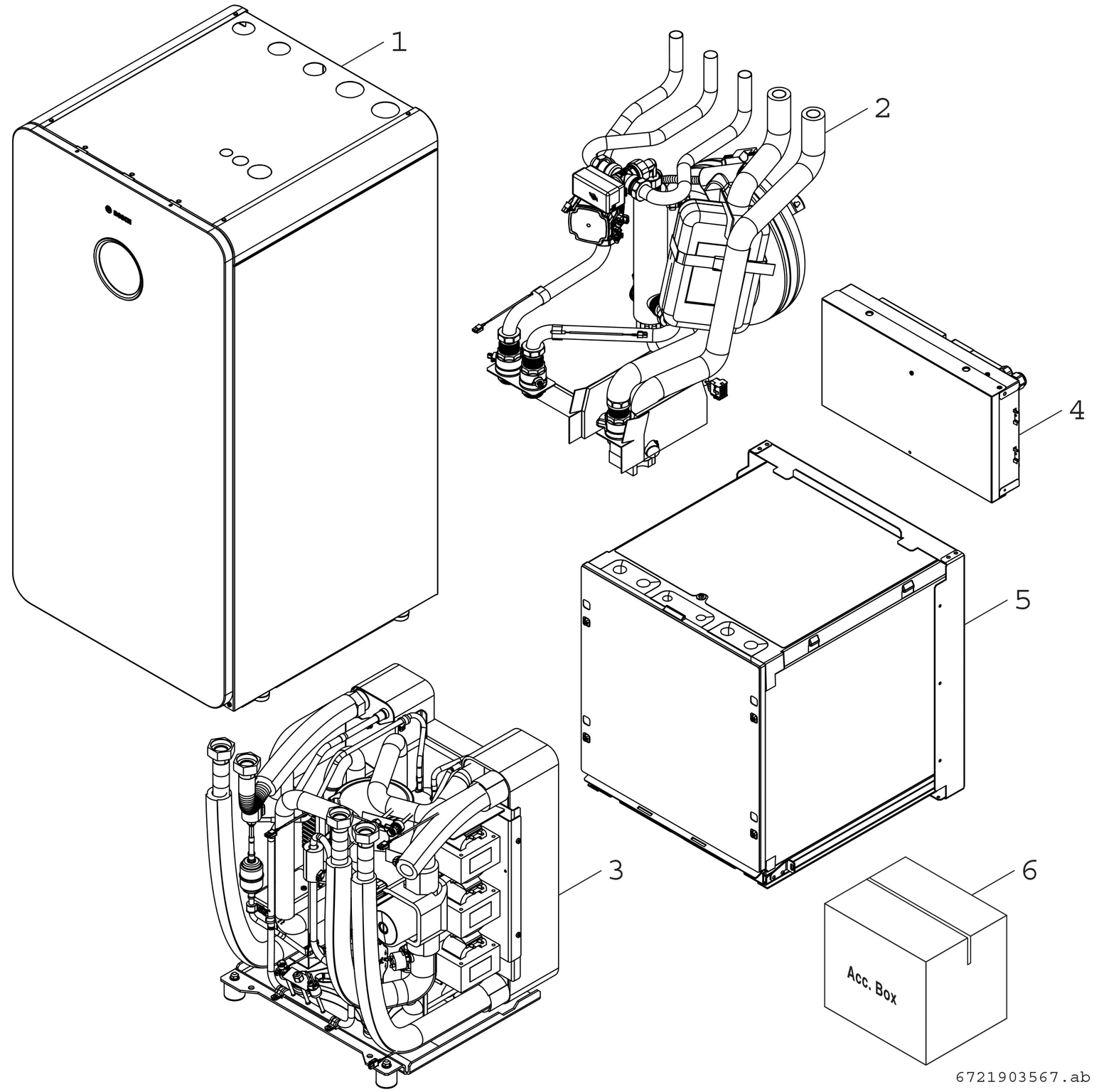 Product Explosion Image for Compress 7800i LW