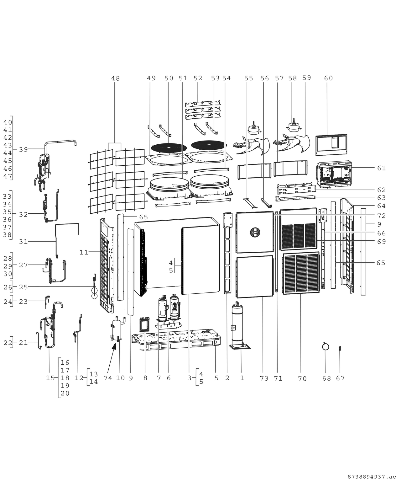 Spare Part Image for AF5300A 67-3