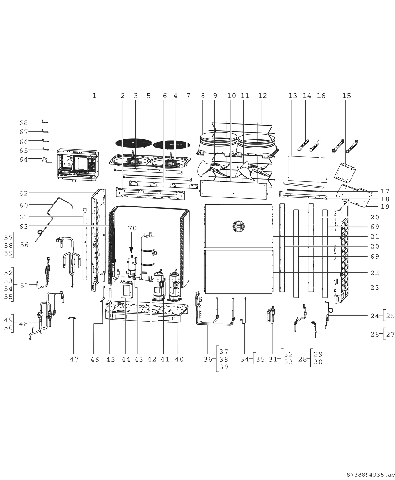 Spare Part Image for AF5300A 56-62-3