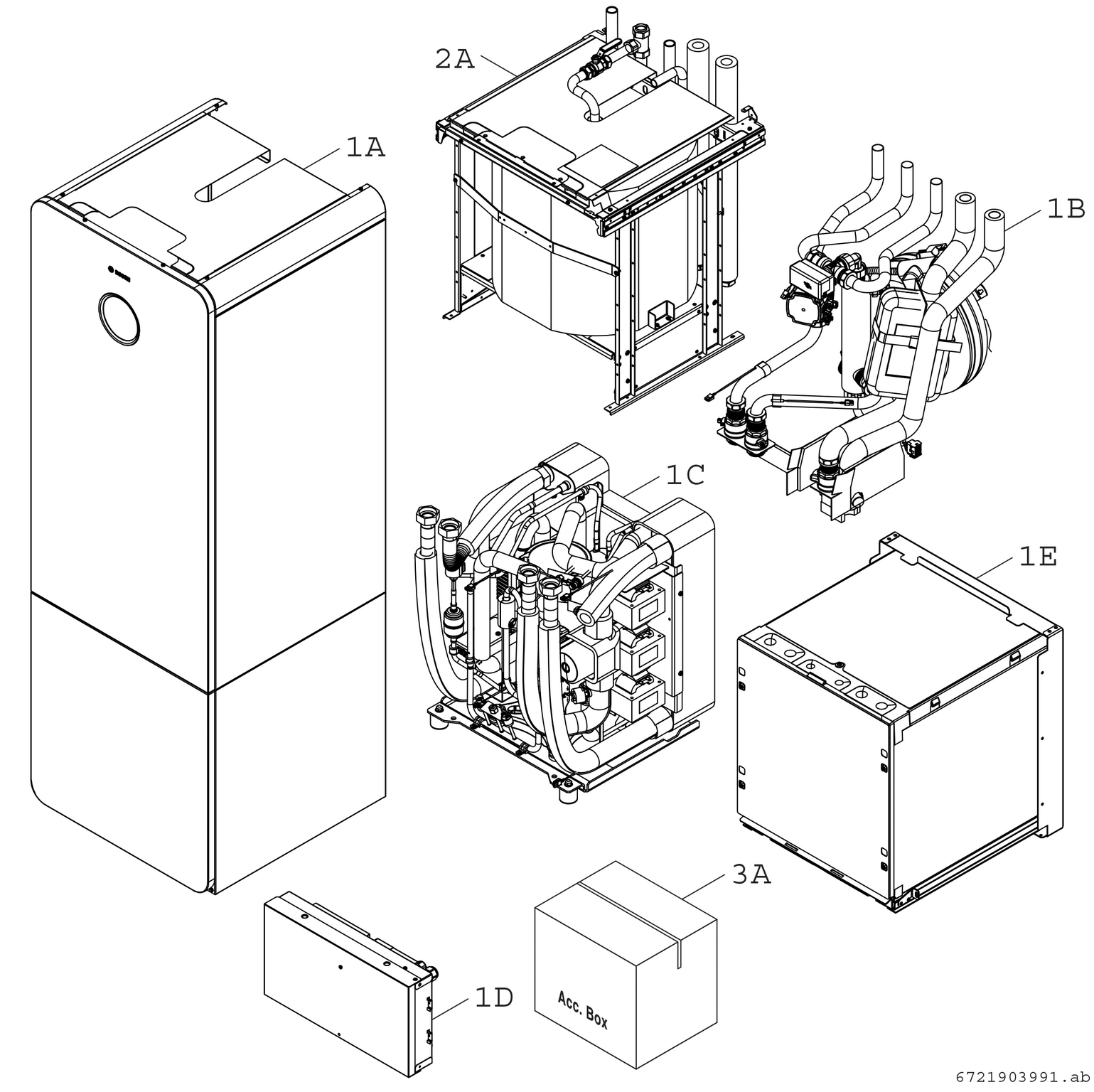 Product Explosion Image for Compress 7800i LW