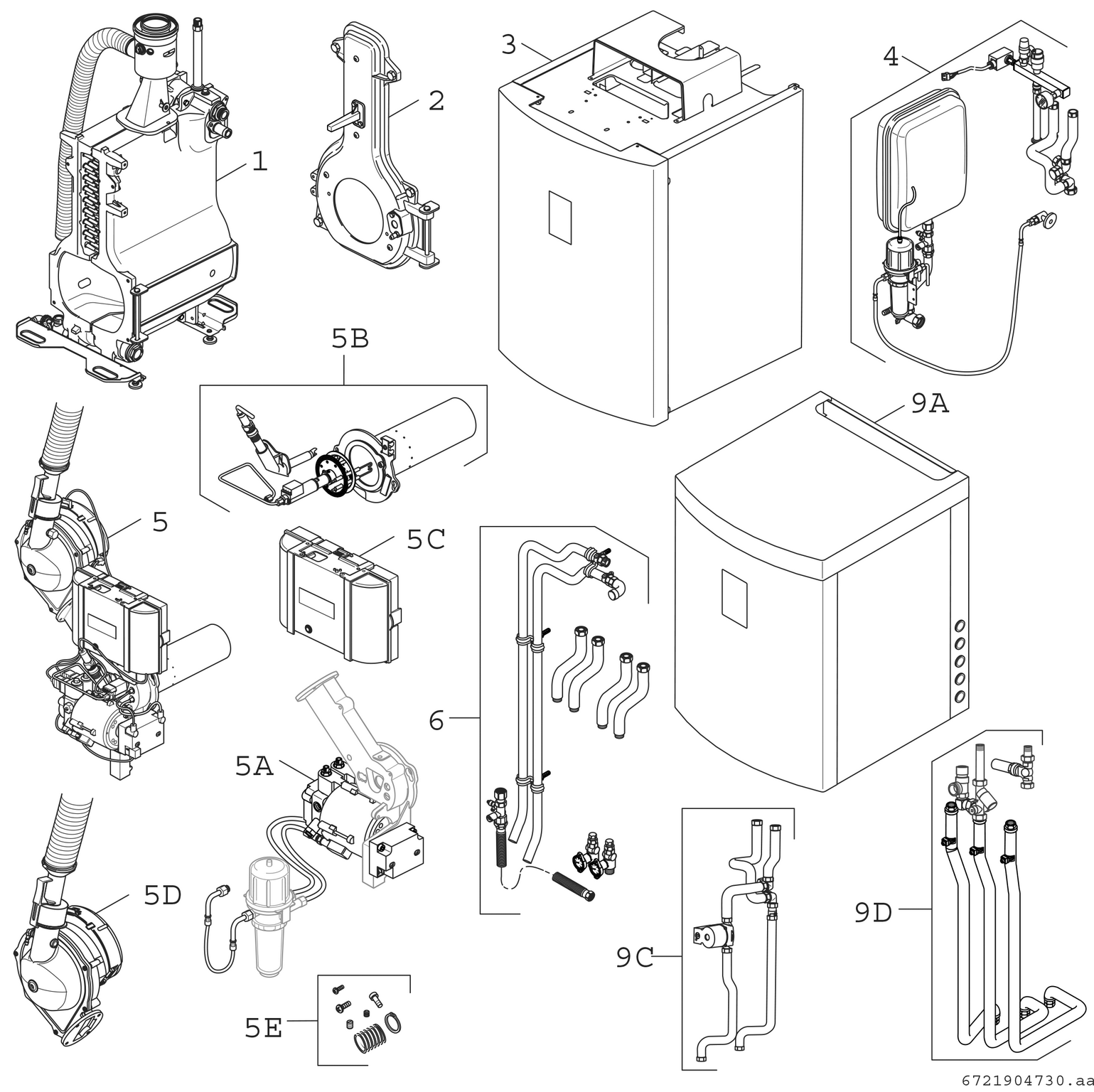 Product Explosion Image for TG13