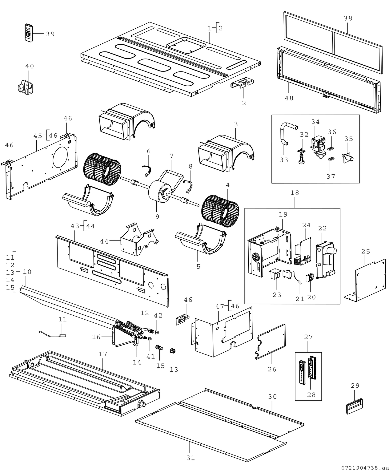 Spare Part Image for IDU Duct_35