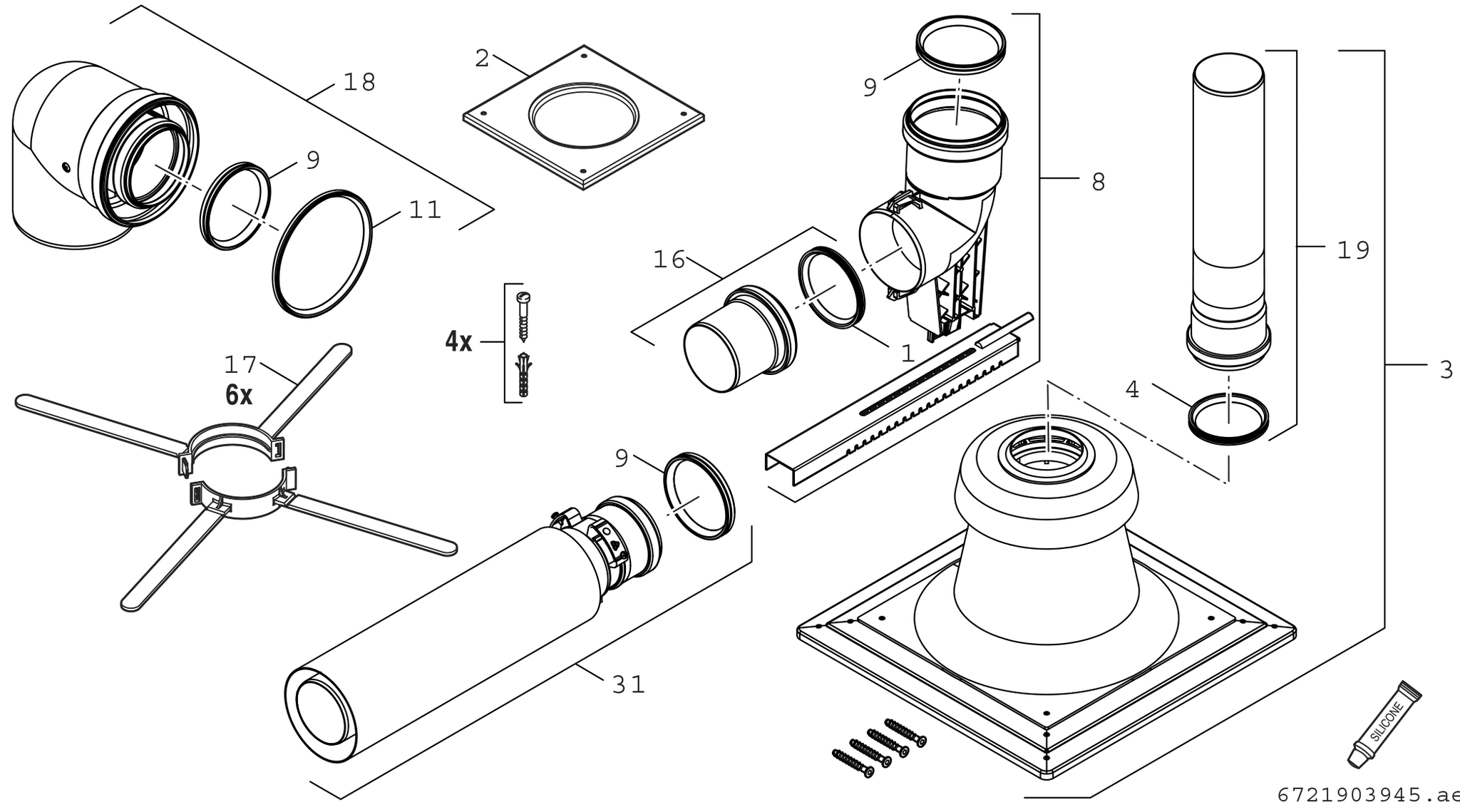 Spare Part Image for Rookgasafvoersystemen
