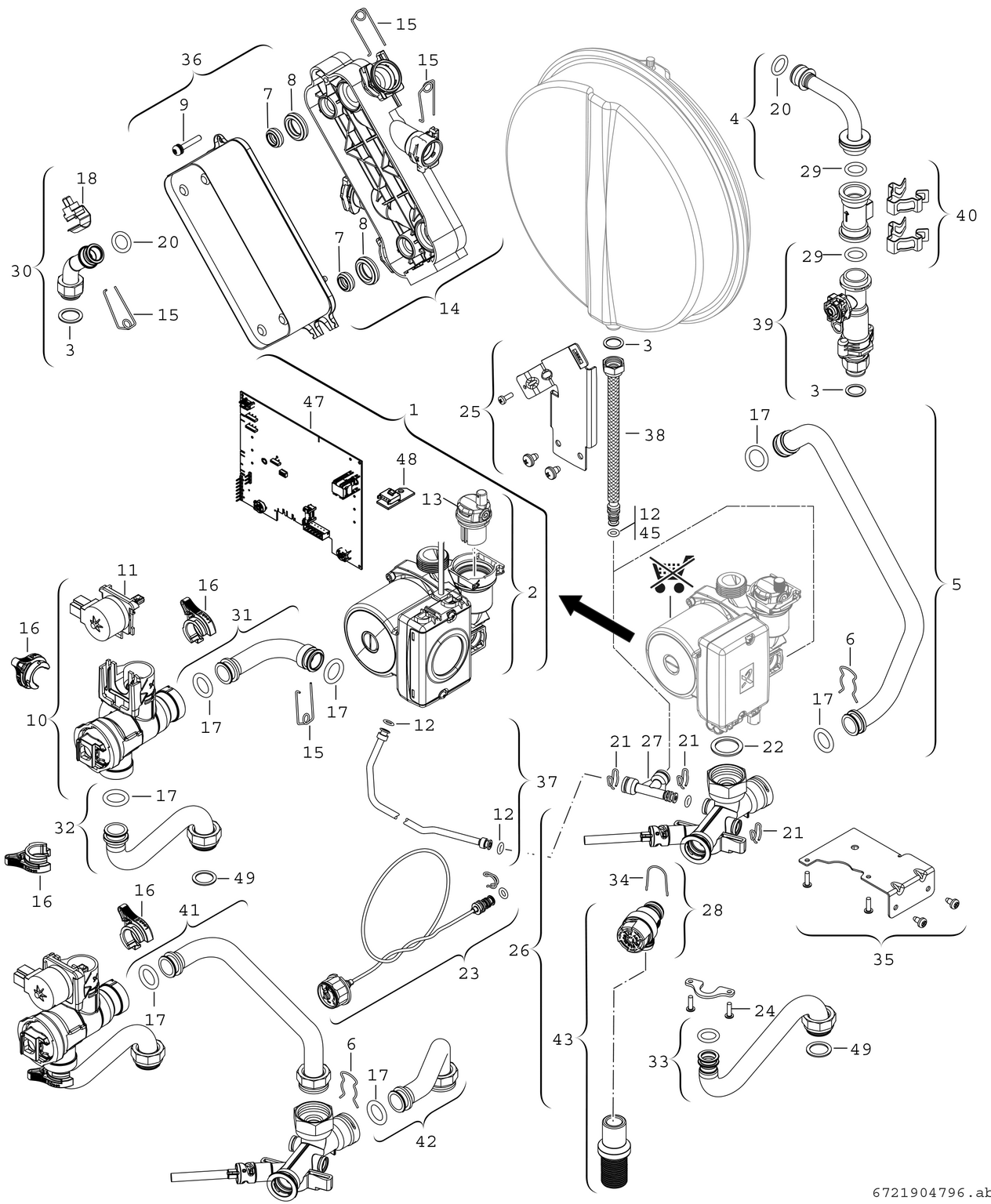 Hytrol B-09029-643 | DRIVE SHAFT - 80-3/8