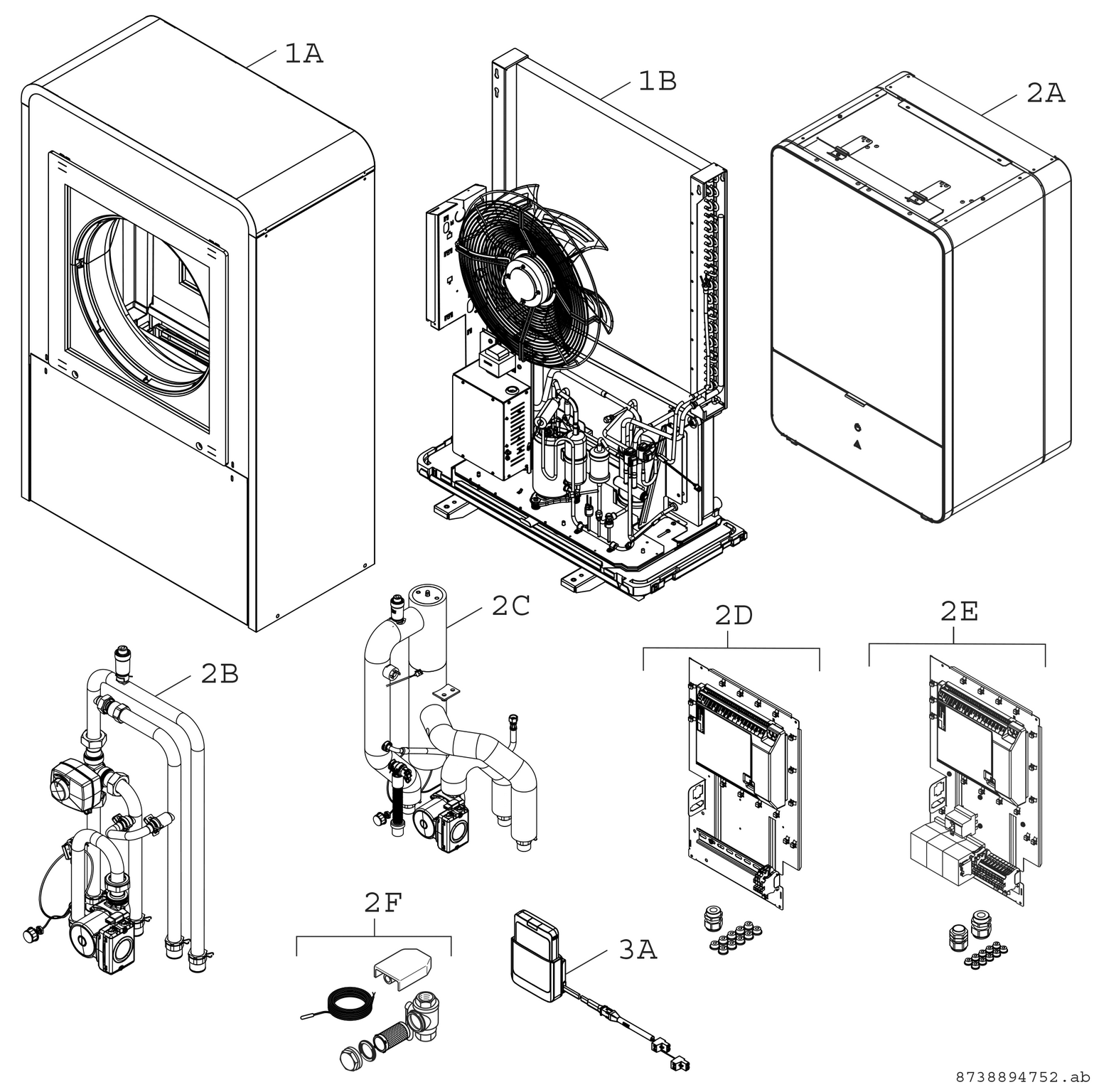 Product Explosion Image for Compress 7000i AW