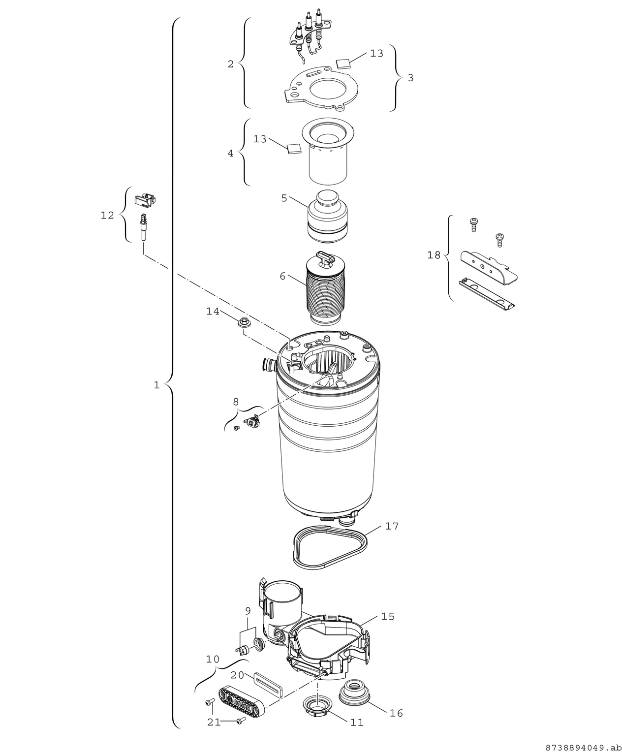 Spare Part Image for Caloporteur