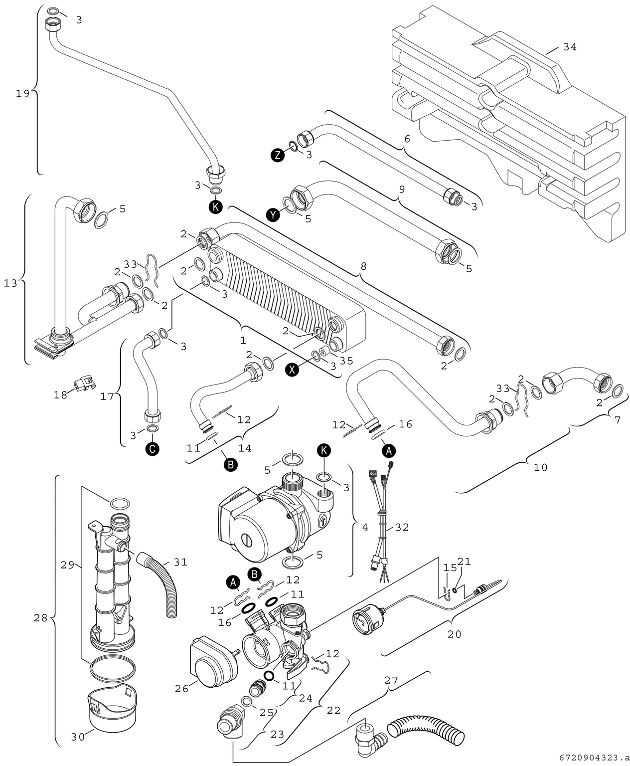 Spare Part Image for Pumpe/Rohre