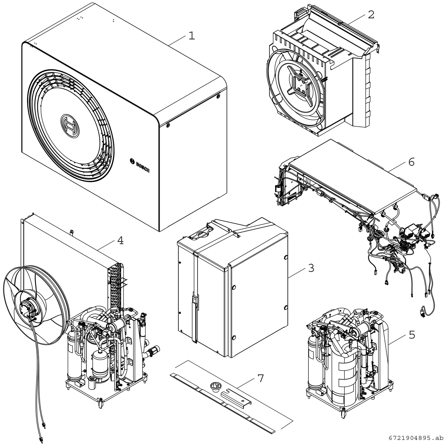 Product Explosion Image for Compress