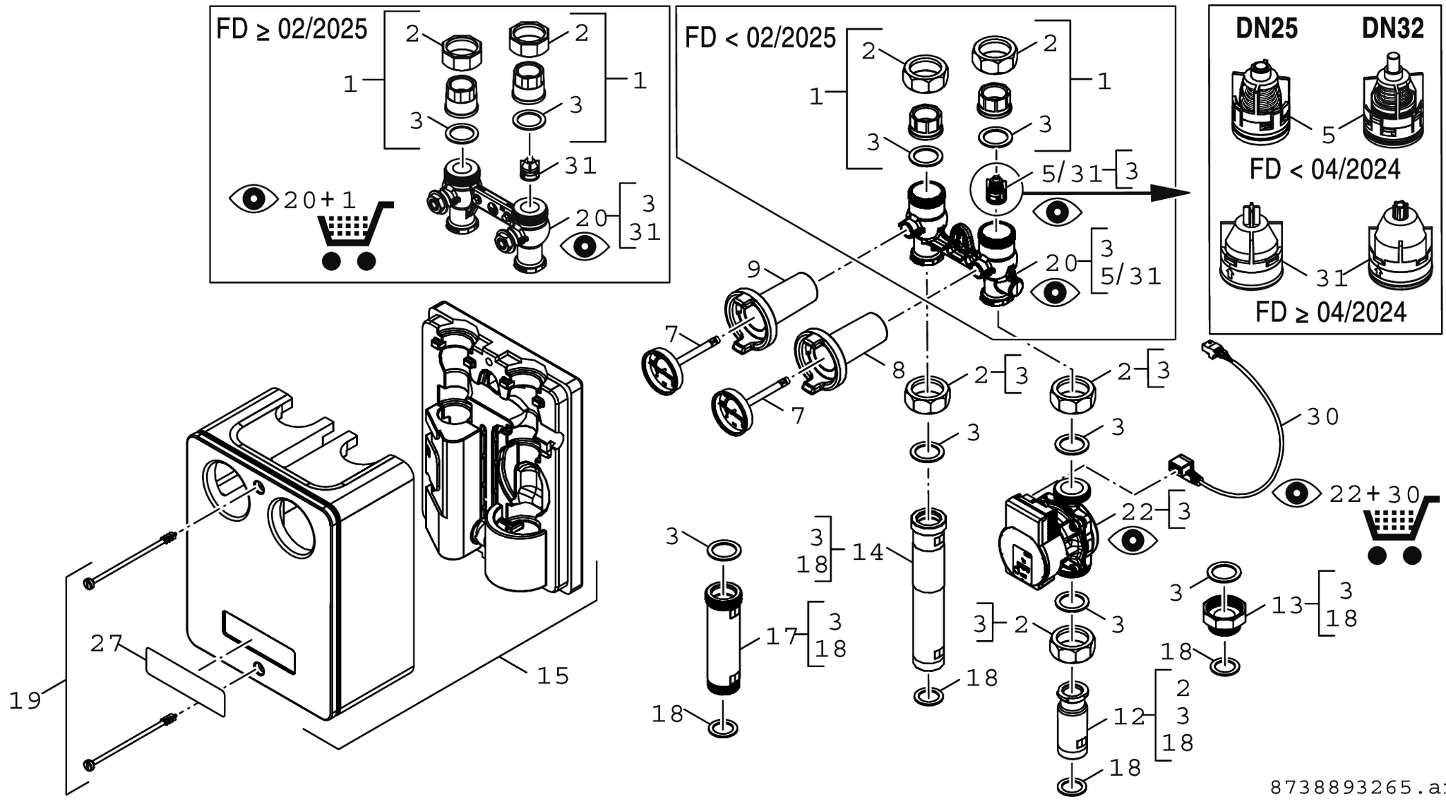 Spare Part Image for HS zonder module