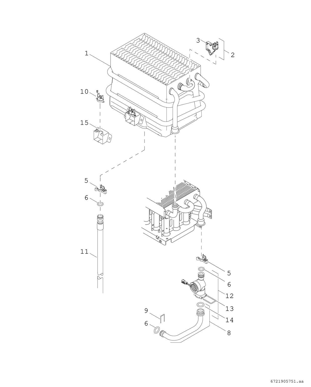 Spare Part Image for Corps interieur