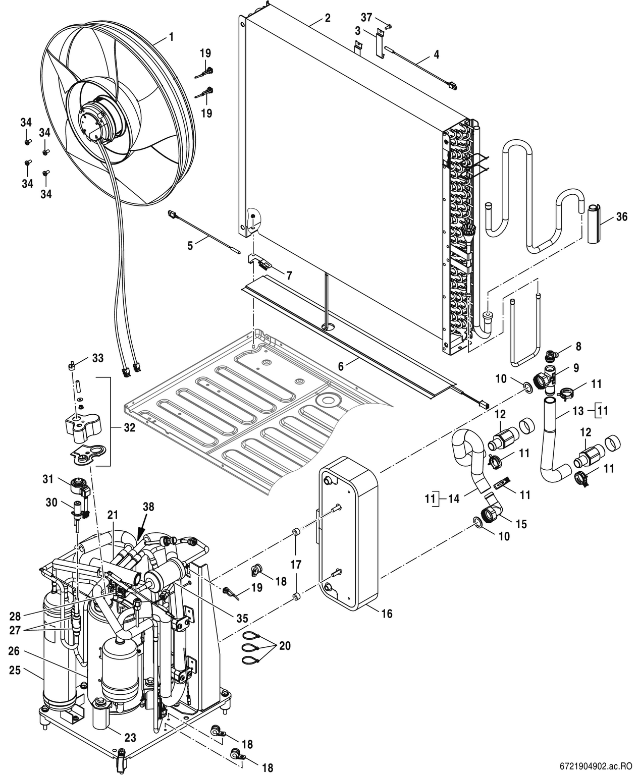 Spare Part Image for Circuit de réfrigérant