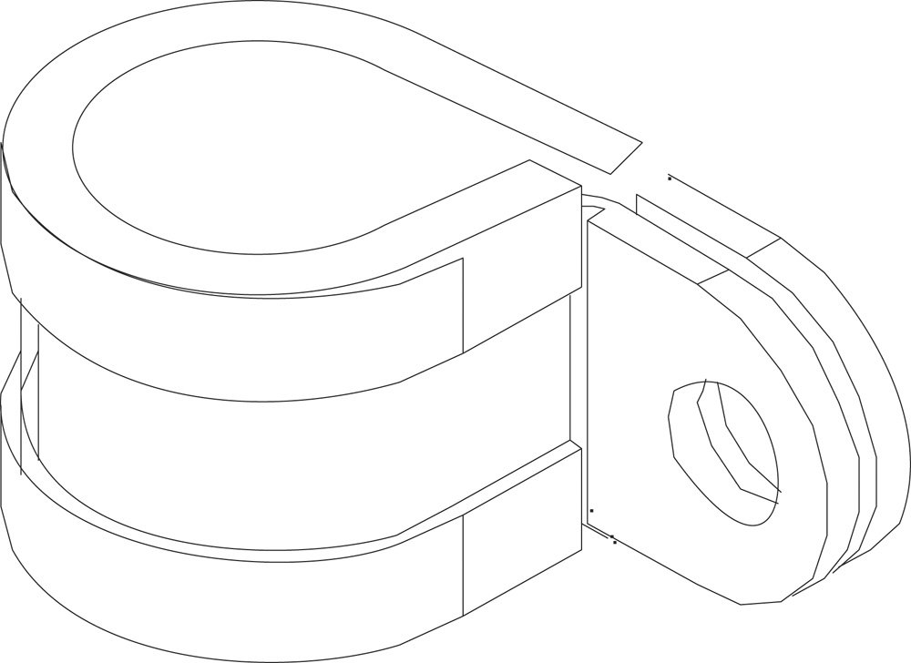 Klammer d=16 mm (10x)