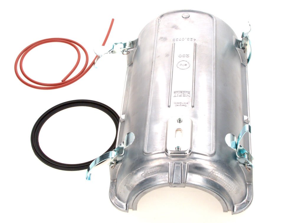 Wärmetauschervorderschale mit Schauloch