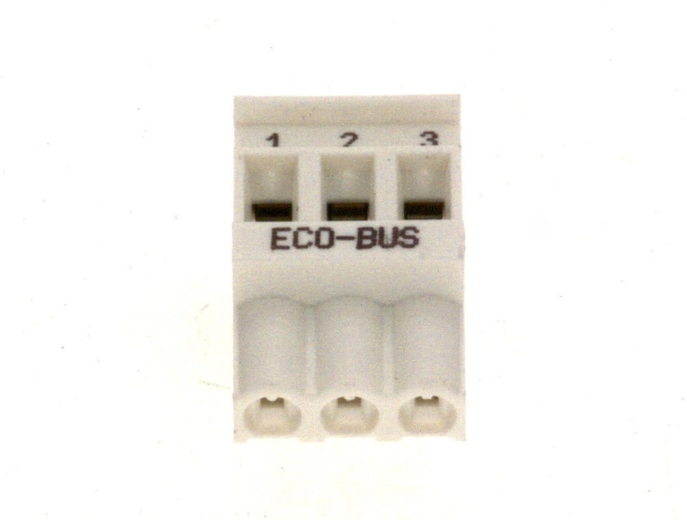Borne de connexion 3-poles Bus blanc