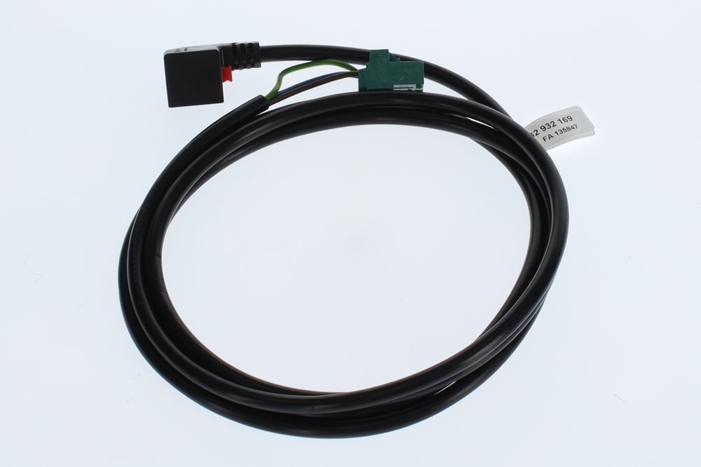 Kabel Para connector groen 2.0m