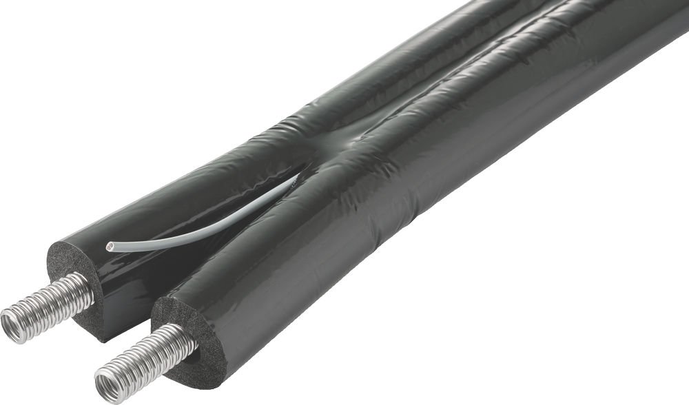 AERO INOX Split Twin Tube DN16, 15m